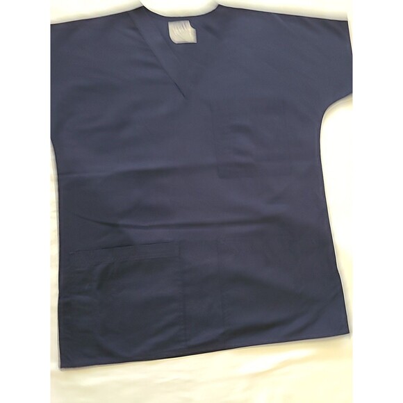 S.C.R.U.B.S Medical Scrub Top Size S NWT Navy Blue... MEDICAL - Picture 6 of 7